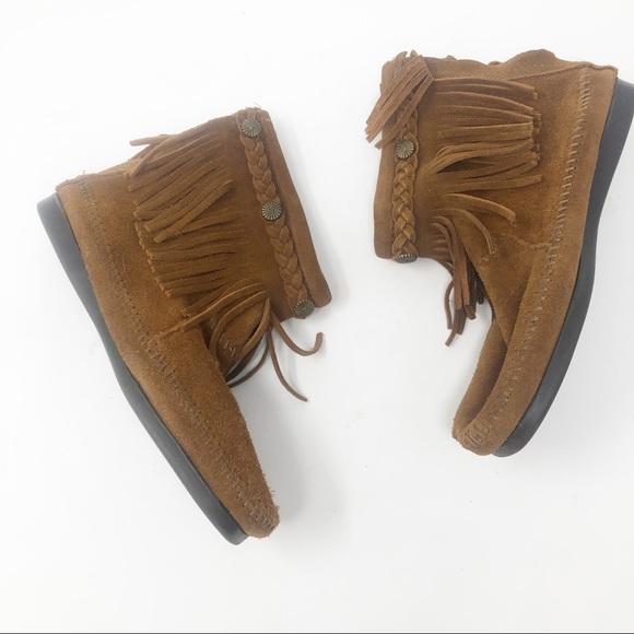 MINNETONKA WOMEN'S HI TOP BACK ZIP BOOTS - Picture 4 of 8